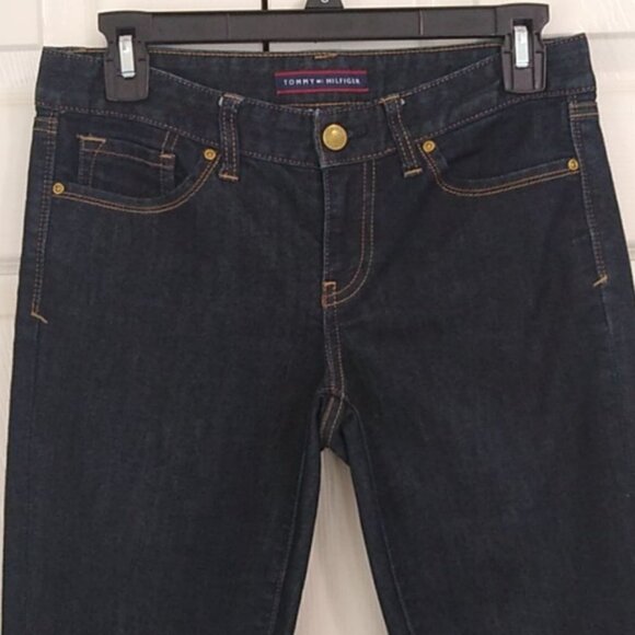 Tommy Hilfiger Dark Wash Skinny Jeans Size -2R - Picture 4 of 14